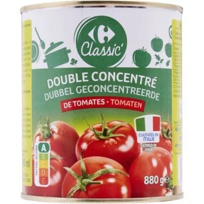 Sauce double concentré tomates Carrefour Classic
